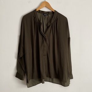 Babaton Army Green Blouse size large